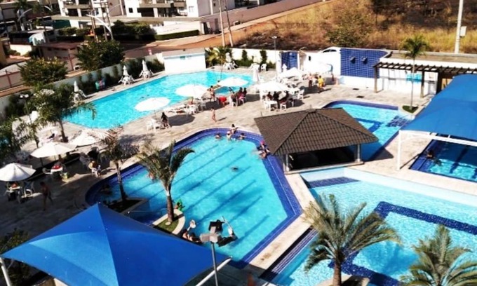 Do Turista Apartment | Eldorado Thermas Park frente ao parque aquático