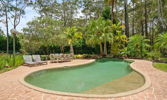 Bensville House | Elegant Home with Pool, Spacious Yard, Pool Table