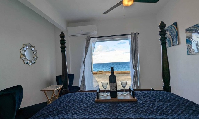 Hato Abajo Apartment | Elegant Ocean-Front Apartment, PRIVATE Jacuzzi, BBQ