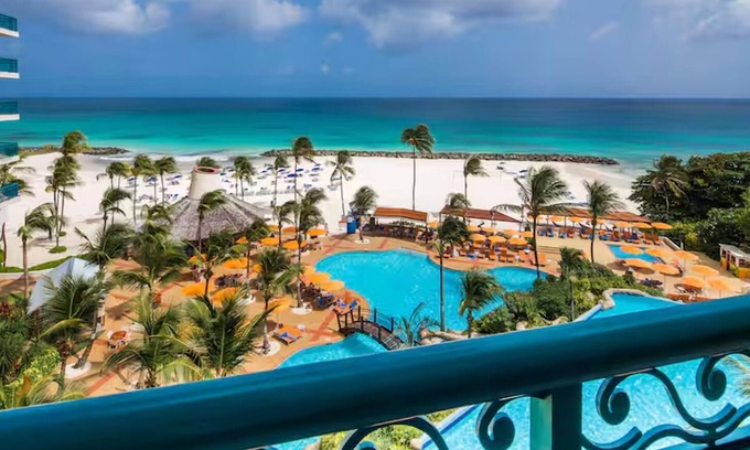 Garrison Historic Area Hotel | Elegant Ocean View Suite w/Balcony Perfect for Couples' in Beach Resort