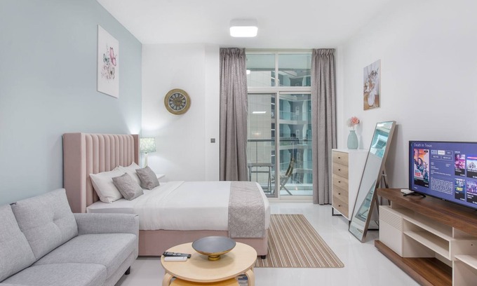 Dubai Apartment | Elegant Studio Apartment in Arabian Gate 1, Dubai Silicon Oasis