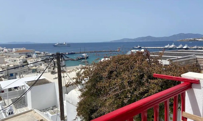 Mykonos House | Elenitas townhouse with Balcony and Sea View