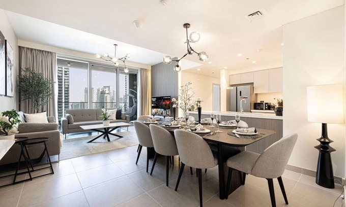 Downtown Dubai Apartment | Elite Burj Khalifa View Opposite Dubai Mall