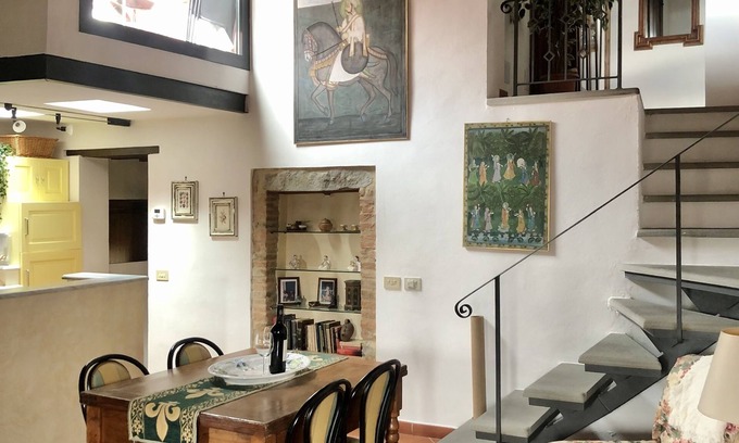 Barberino Tavarnelle Apartment | Enchanting Tuscany Vacation Rental in Medieval Fortress Town Panoramic Views