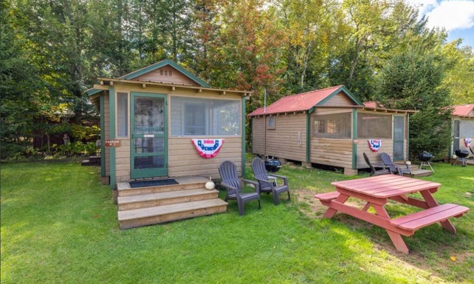 Inlet Cottage | Enjoy a Relaxing Couples Getaway and Lakeside View at Stievater's Lakeside Cottages!