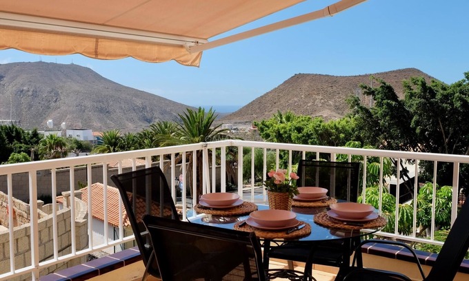 Chayofa Apartment | Enjoy Stunning Sea and Mountain Views from Atico Carlota Penthouse