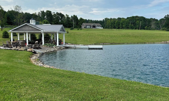 Naples House | "Escape to the Barn on 40 Acres with Private Pond - Your Rural Retreat Awaits!"