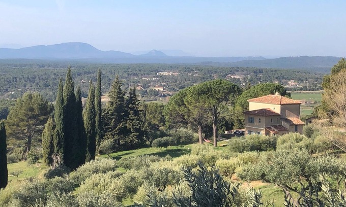 Aups House | Estate with two houses in an absolutely quiet olive grove, breathtaking view