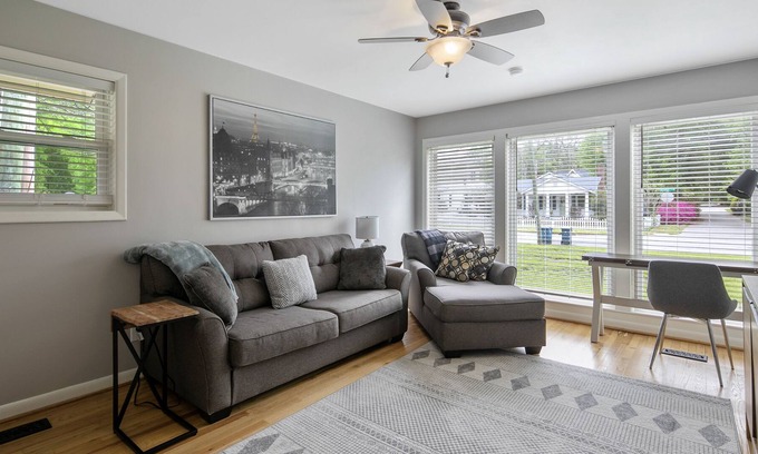Terry Sanford House | Everything you need! From a private entrance to a hotel-style kitchenette.