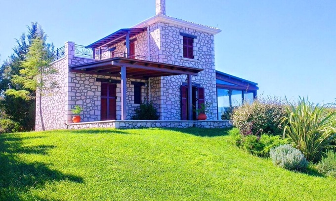 Spanokhorion Villa | Exceptional Lefkada Villa | 3 Bedrooms | Villa Krinea | Spectacular Sea Views