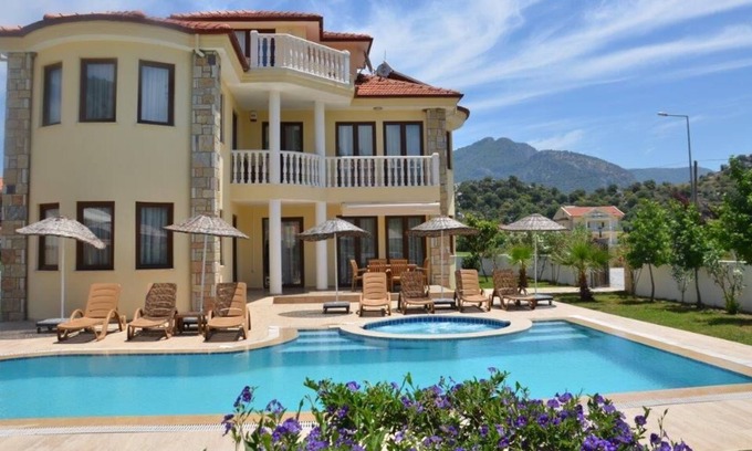 Dalyan City Center Villa | Exclusive 4 Bedroom Villa With Private Pool Overlooking The Rock Tombs