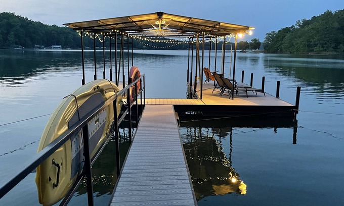 Reed Creek House | Expansive views on deep water with a private dock! 2 paddle boards & 2 kayaks