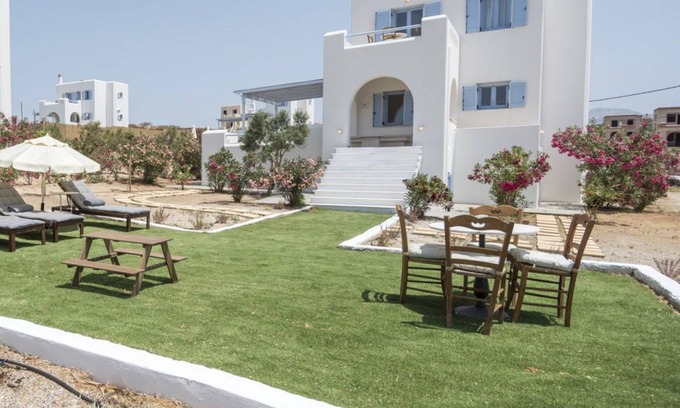 Naxos Villa | Exquisite Naxos Villa | 2 Bedrooms | Villa Suzaku | Spacious Outdoor Area |.
