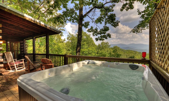Blue Ridge Cabin | Extraordinary View/Hot Tub/Fireplace/Pet Friendly/Clean/Close to Blue Ridge