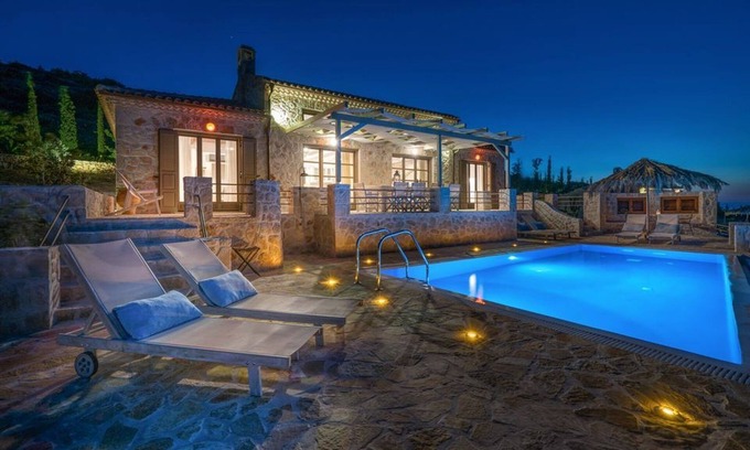 Korithi Villa | Extravagant Zante Villa | Villa Harmonia | Great Sea Views | 4 Bedrooms