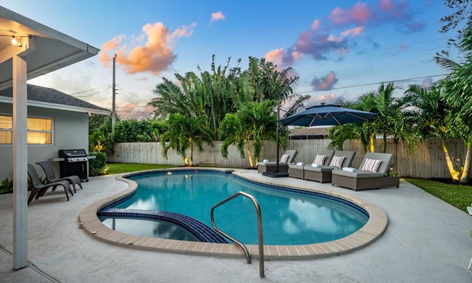 Boynton Beach House | FALL “in love” with Florida in October 10% Discount! Delray~Chapel Hill 🌞🌴