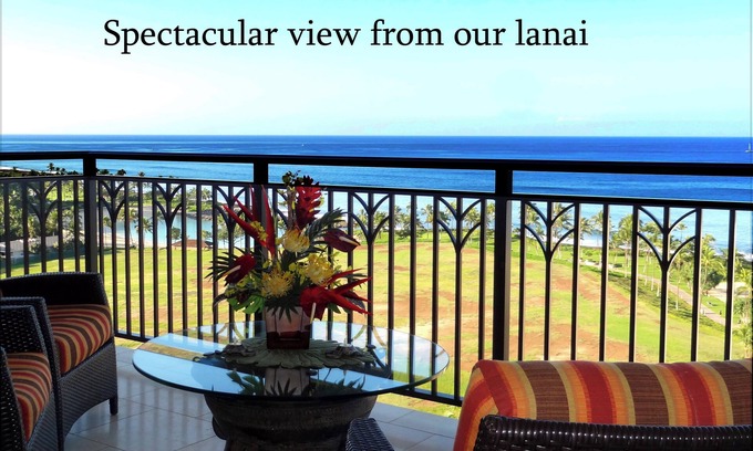 Ko Olina Condo | FALL SPECIAL: Panoramic Ocean view 15th Fl Priv Penthouse Beach Villas- End unit