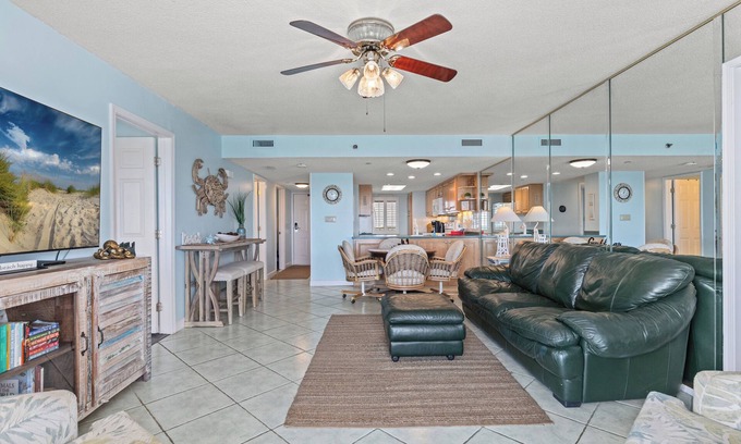 Lower Grand Lagoon Condo | Fall Special! Commodore 1306 Top-Floor Condo with Stunning Gulf Views