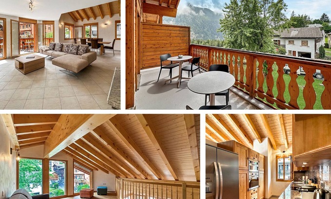 Les Marecottes Apartment | Family apartment for 6 to 8 on Mont Banc express t