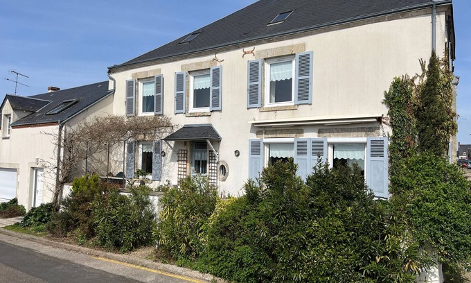 Saint-Denis-de-l'Hotel Cottage | Family cottage with terrace and Loire views