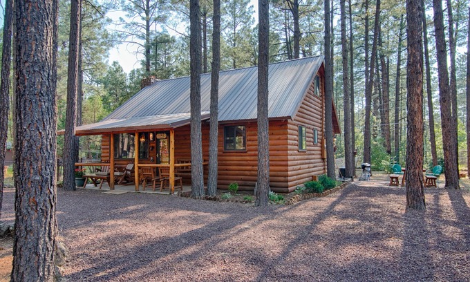 Pinetop-Lakeside Cabin | Family Cabin in the Pines. All Wood! Charming memory-maker.