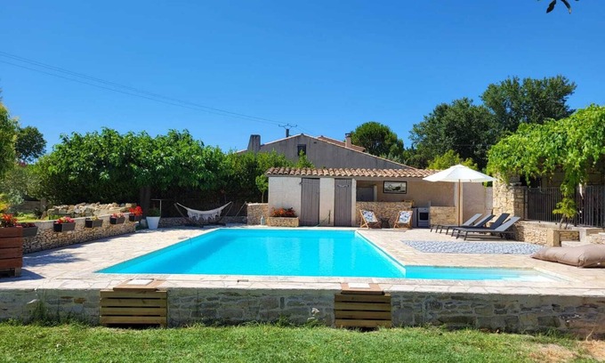 Saint-Come-et-Maruejols Villa | FAMILY VILLA LE GRAND JARDIN