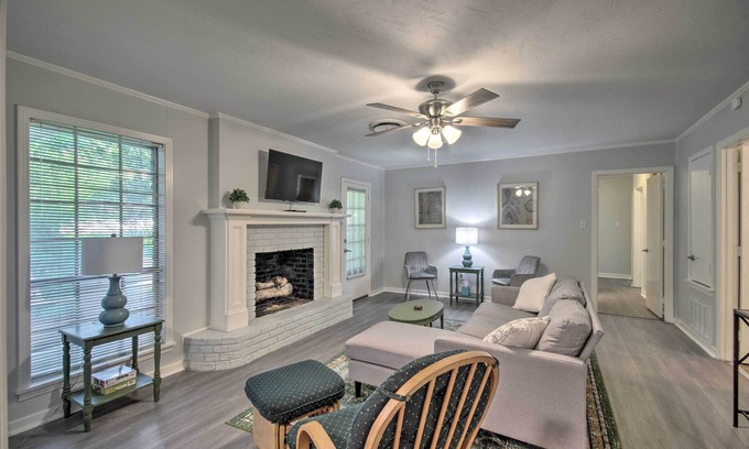 Tougaloo House | Family-Friendly Jackson Home w/ Yard + Patio!
