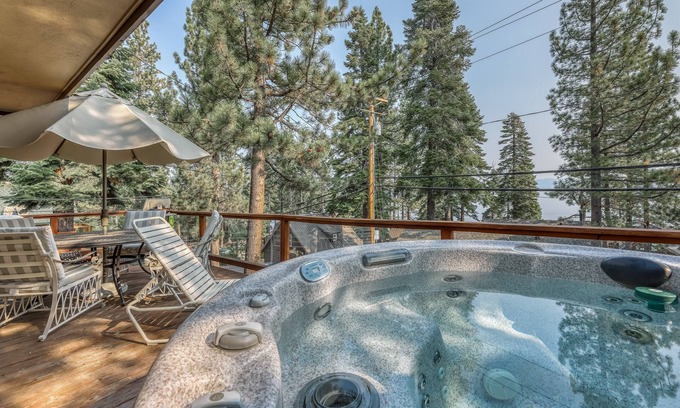 Meeks Bay House | Family-friendly lodge w/lake views, private hot tub, & spacious interior