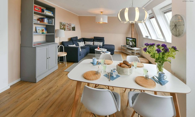 Juist Apartment | Family-friendly vacation apartment with a fantastic panorama!