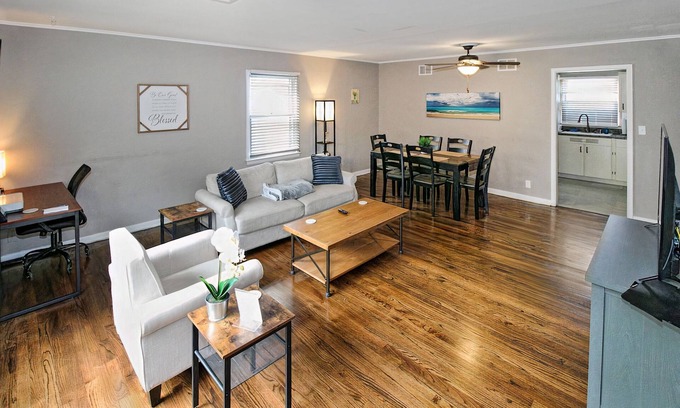 Tulsa House | Family Home Near Expo Center - Pets Ok - Fenced Yard - No Checkout Chores