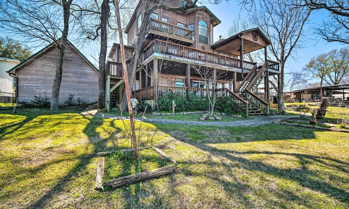 Trinity House | Family Home w/Boat Dock, Fire Pit + Balcony