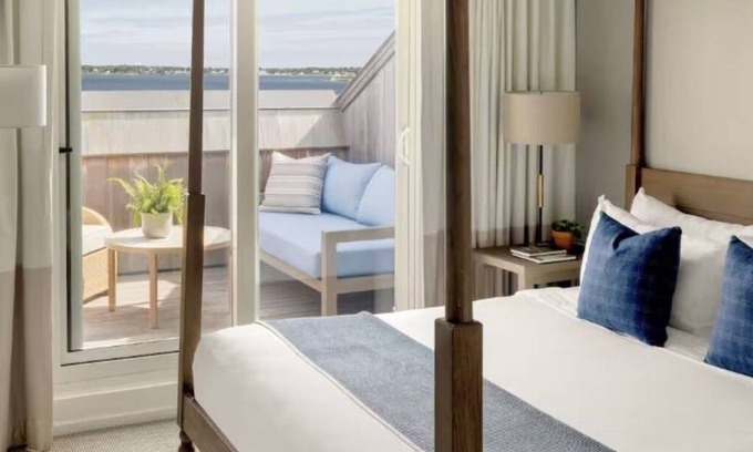 Goat Island Hotel | Family Ready Suite w/Balcony & Living Area | Pets Are Allowed | Near Downtown