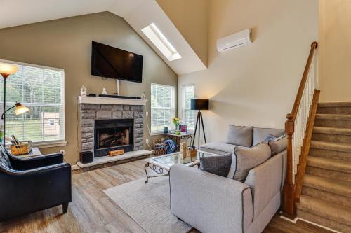 Long Pond House | Family Retreat with 2 Game Rooms and Deck in Long Pond