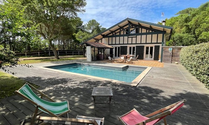 Les Estagnots Villa | Family villa between Hossegor and Seignosse - Pool & pétanque court