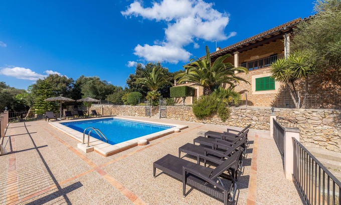 Arta Villa | Fantastic Country House "Taconera" with Wi-Fi, Pool, Garden and Terraces