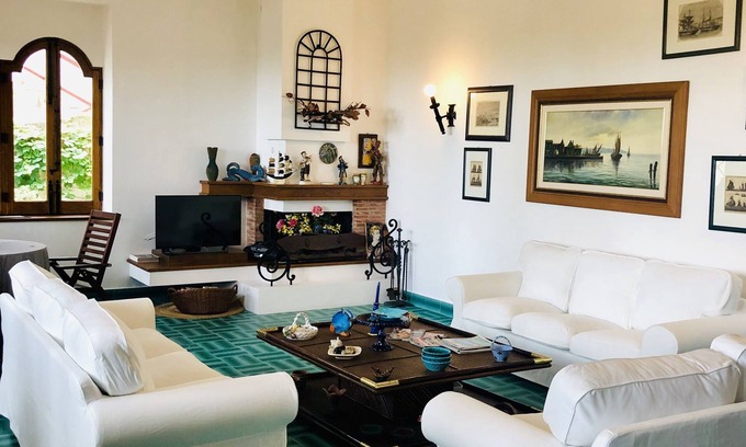 Capo d'Orlando Villa | Fantastic seafront villa in front of the sea and the Aeolian Islands