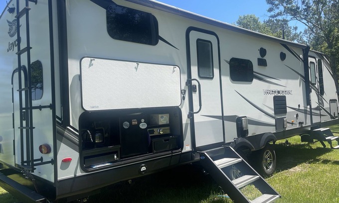 Gulfport House | Farm A’Lure Campsite. Fish. Enjoy a campfire on a tiny farm with active animals.