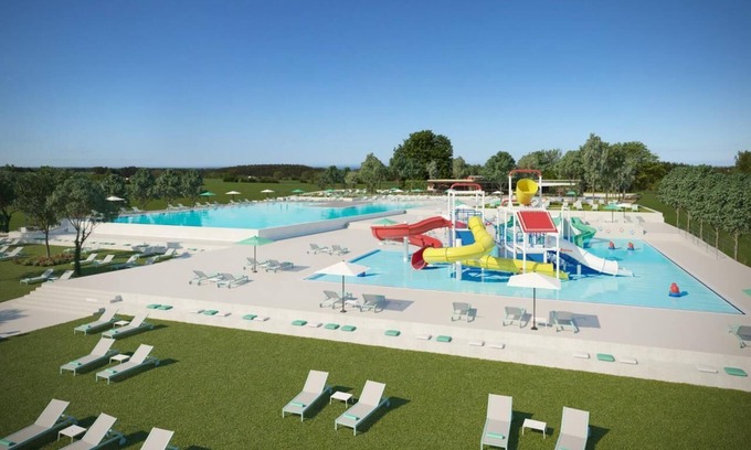 Karigador House | Ferienanlage Park Umag Mobilehome Happy Premium für 7 Personen