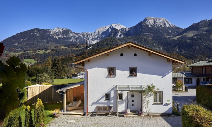 Unterschonau House | Ferienhaus Kaffeesatz 2 bis 6 Personen, 125 qm, mit Balkon und Terrasse