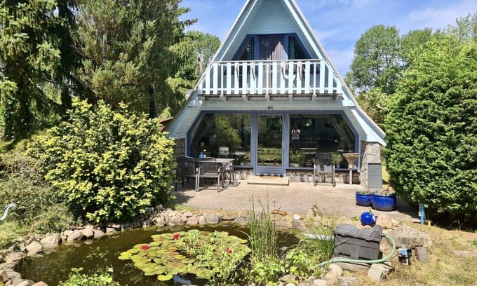 Muritz House | Finnhütte mit Pool in Malchow- Mecklenburgische Seenplatte