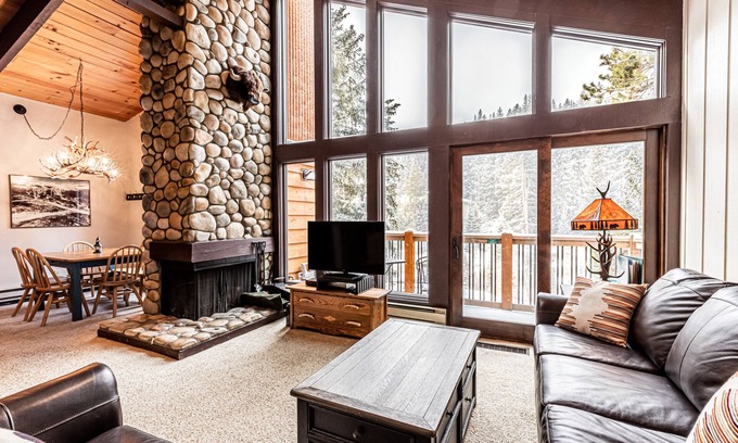 Historic District Condo | Fireplace, Private Balcony, River/Forest Views!