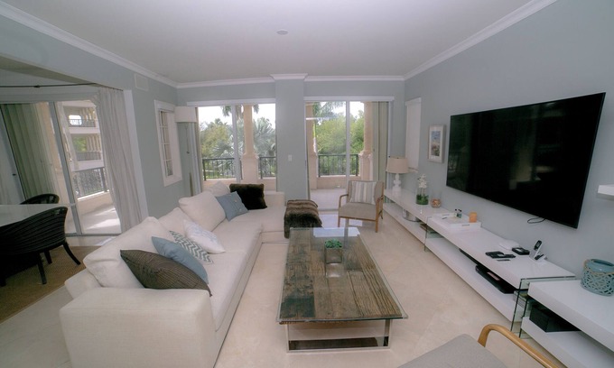 Miami Beach Apartment | Fisher Island - Charming 2-bedroom apartment in welcoming Miami Beach, AC, WiFi