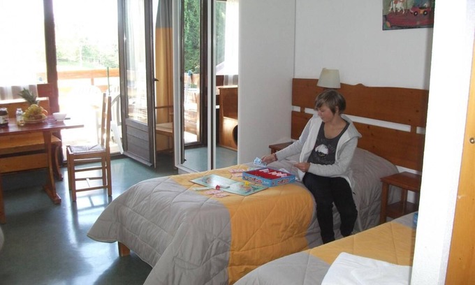 Premanon Apartment | Fitness, swimming pool, hammam, parking, tv, ski locker, 36m², Les Rousses