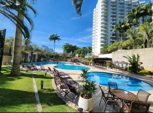 Barra da Tijuca Apartment | Flat Praia Barra VISTA MAR Resort Urbano Posto 4