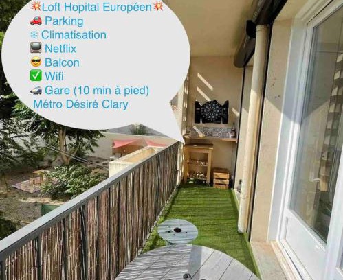 Saint-Lazare Apartment | FLC - Charming Studio Parking - 4 Guests