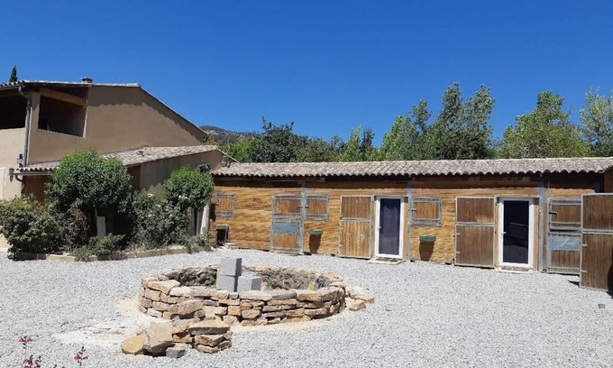 Saint-Zacharie Apartment | Former stables converted into 29M2 studios with terrace, shared garden, .