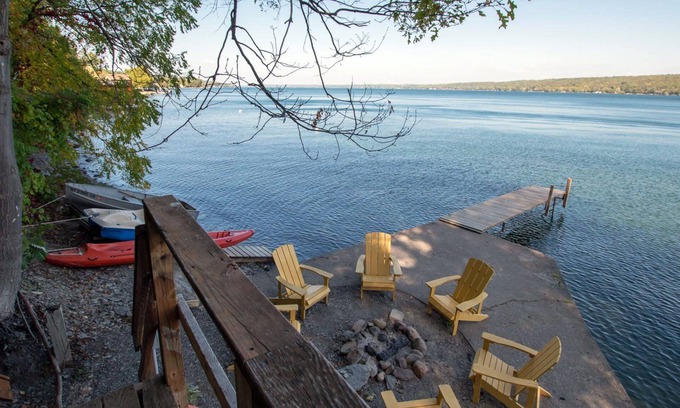 Grange Landing Cottage | Fossil Beach: "Canandaigua Lake Retreat and Memorable Views!"