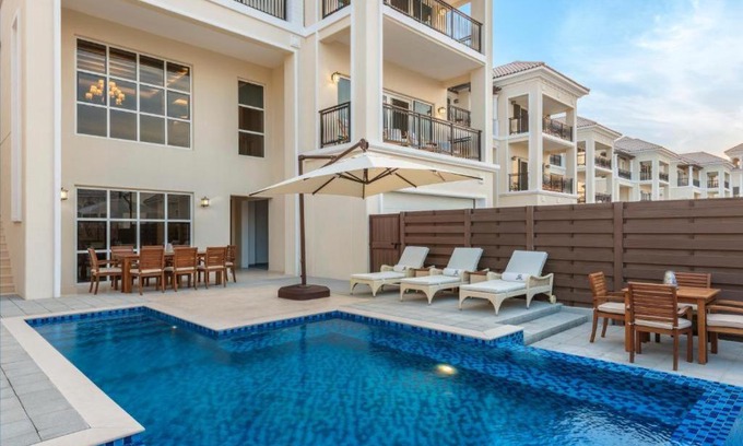 Dubai Apartment | Four Bedroom Villa With Private Pool Near Habtoor Polo Club By Luxury Bookings