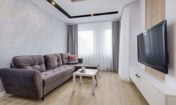 Kolobrzeg Apartment | Four Seasons B4 Beautiful Apartment Balcony