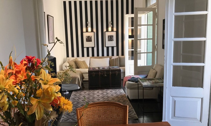 Buenos Aires Central Business District Apartment | French Classic in San Telmo, Balcony over Defensa